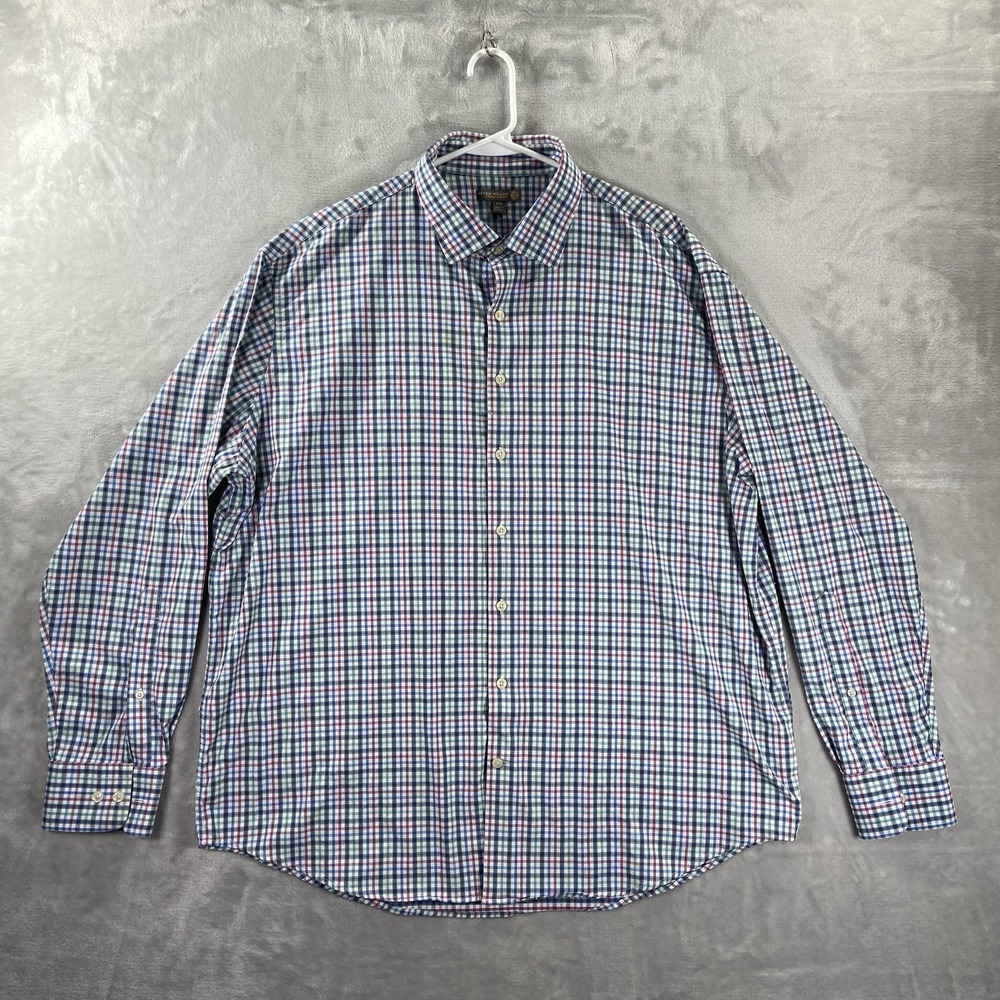 Peter Millar Shirt men's XXL Summer Comfort Button Up Performance Stretch Golf